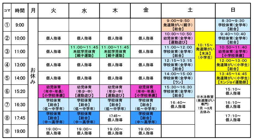 時間割